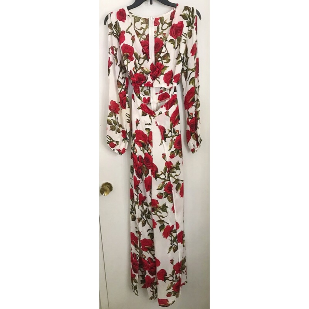 Dressy Forever 21 Rise Sheer Jump Suit